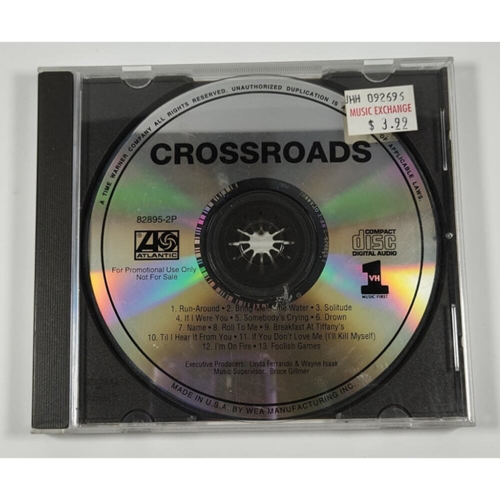 VH1 Crossroads CD Blues Traveler, Etheridge, Isaak, Jewel, Amos, k. d. lang